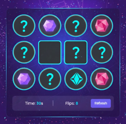 Memory Card Game Game